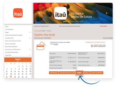 Tutorial Pagar Tarjeta De Crédito Itaú Desde La App Y El Portal Banco Itaú Colombia Banco Itaú