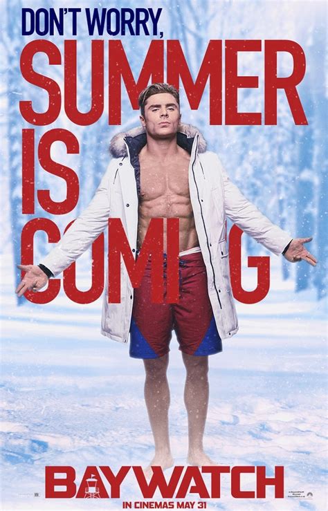 Baywatch Movie Character Posters | Dwayne Johnson | Zac Efron ...