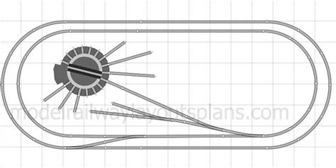 4x8 HO track plans - Model railroad layouts plansModel railroad layouts ...