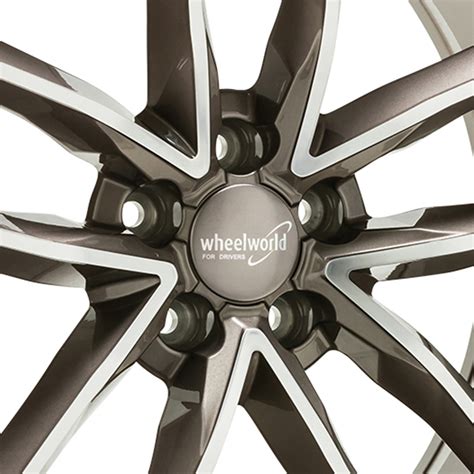 Buy Wheelworld Wh Platinum Grey Polished Alloy Wheels Wheelbase