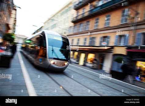 tram, Nice, France Stock Photo - Alamy