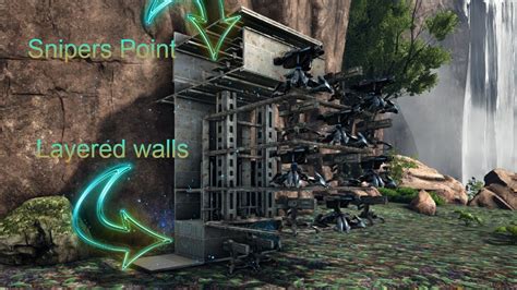 Best Turret Wall Design 2023 Ark Survival Evolved YouTube