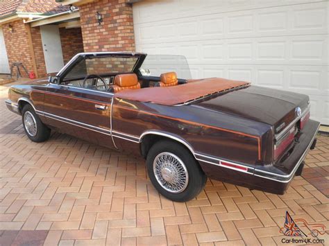 1982 Chrysler Lebaron Convertible For Sale