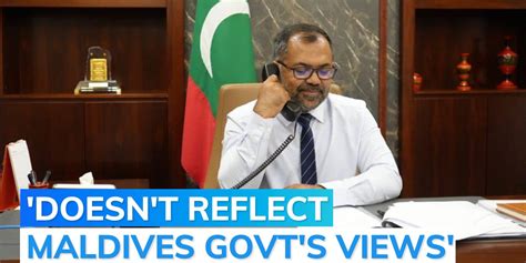 Maldives Foreign Minister Breaks Silence Over Derogatory Remarks