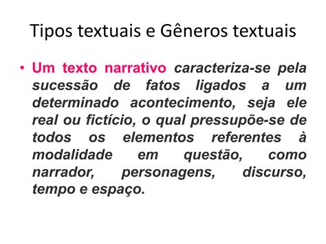 Tipos Textuais E Gêneros Textuais Ppt Download Gratuito