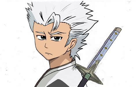 Captain Hitsugaya Rendered By Halsassassin On Deviantart