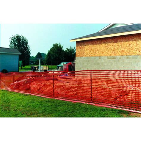 HDPE Orange Portable Fence Barrier Provides Traffic Control For Work