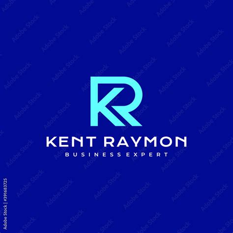 Monogram Kr Logo Stock Vector Adobe Stock