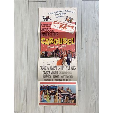 Carousel original 1956 vintage movie poster