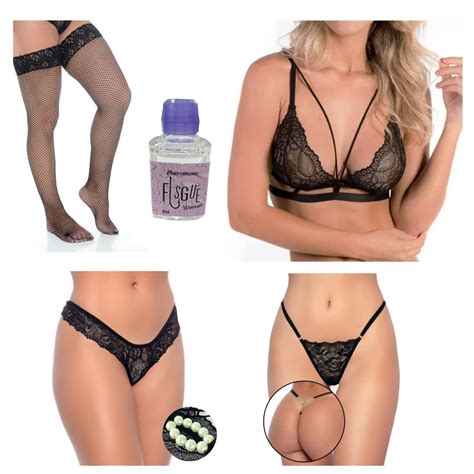 Kit De Lingerie Sexy Shopee Brasil