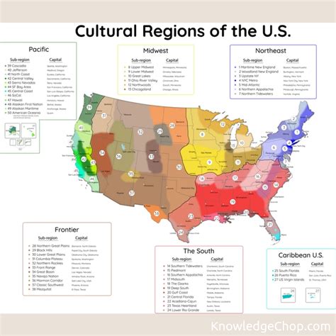 Cultural Regions of the U.S. | 🥷 Knowledge Ninja