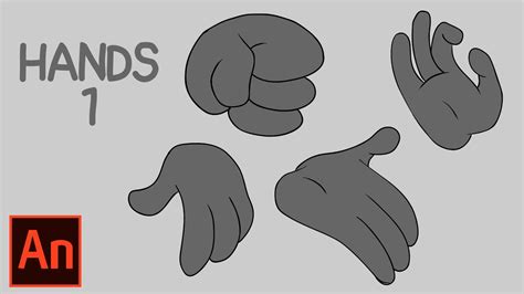 Adobe Animate Tutorial Drawing Hands Part 1 Youtube