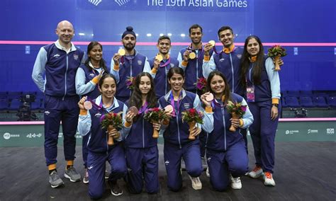 Asian Games 2023 List Of Indian Medalists In Squash