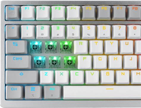 ASUS ROG Azoth DIY Custom RGB Gaming Keyboard OLED Display Tri Mode Connection Hot