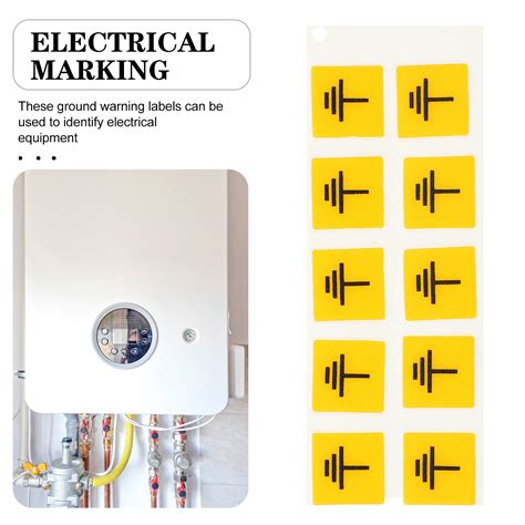 Lihe 10pcs Electrical Safety Stickers Safety Warning Decals Machinery ...