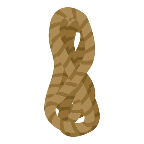 Rope icon cartoon vector. Natural knot 19153094 Vector Art at Vecteezy