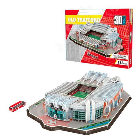 Stadion piłkarski OLD TRAFFORD FC Manchester United Puzzle 3D 138