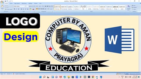 How To Make A LOGO Design In Microsoft Word Microsoft Word Me Logo