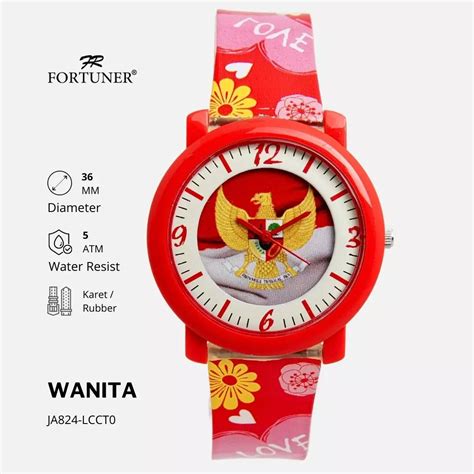 Jual Fortuner Watch Fortuner Jam Tangan Wanita Analog Lambang Indonesia