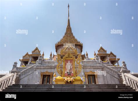 Temple Du Bouddha D Or Ou Le Wat Traimit Dans Chinatown Bangkok