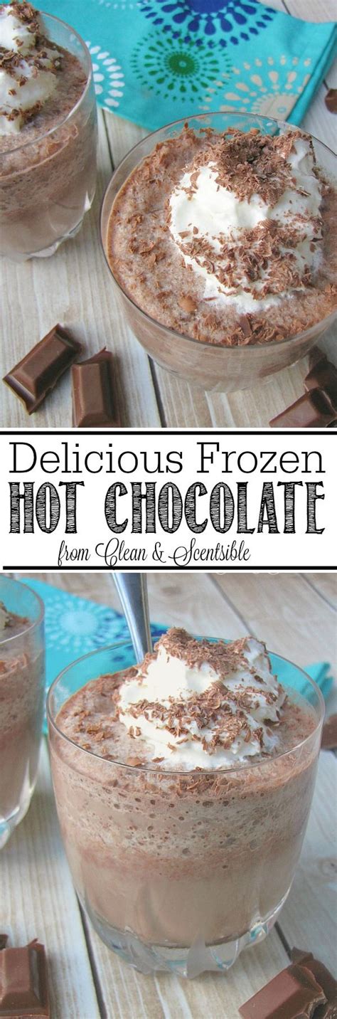 Frozen Hot Chocolate Recipe Beat The Summer Heat