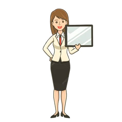 Business Woman Illustration Cartoon Png Transparent Image And Clipart