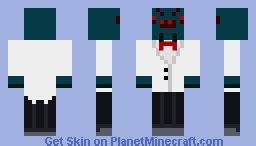 Cave Spider in Suit Minecraft Skin