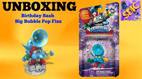 Unboxing Skylanders Superchargers Birthday Bash Big Bubble Pop Fizz