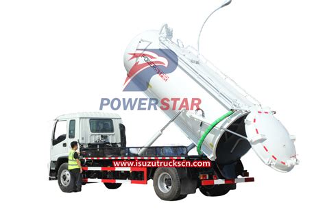 Hot Selling Algeria Isuzu Fecal Suction Truck Jurop Pn D In China