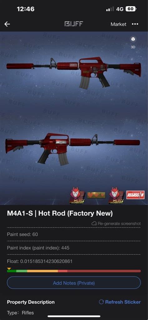 Csgo M A S Hot Rod Factory New Video Gaming Video Games Others On Carousell
