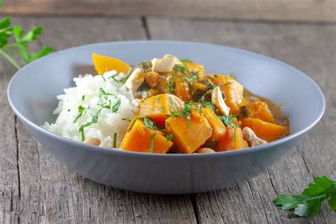 Pompoen Curry Met Spinazie Ohmydish