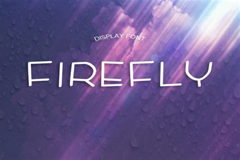 Firefly Font By Dmytroyarish · Creative Fabrica