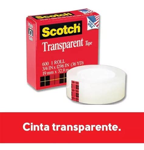 Fita Adesiva Transparente Scotch X M Vc Mercadolivre