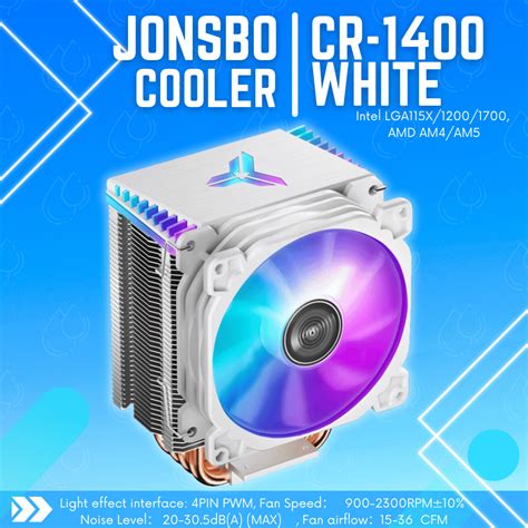 Jonsbo Cr Argb White Ready Lga Quadra Computer