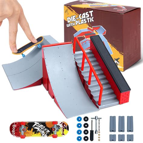 Finger Skateboards Ramp Set Fingerboard Skatepark Deck With Ramps