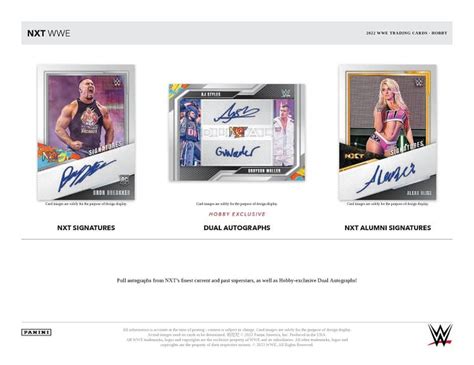 2022 Panini NXT WWE Wrestling Hobby Box CloutsnChara