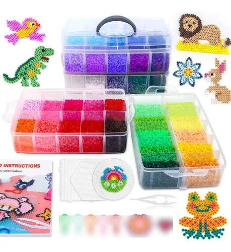 Kit De Cuentas Fusibles De Colores Para Manualidades Niñas Y Envío gratis