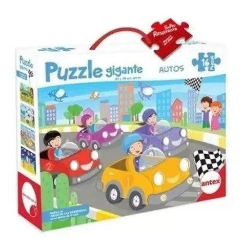 Puzzle Gigante Rompecabezas 16 Piezas Grande Niños Antex