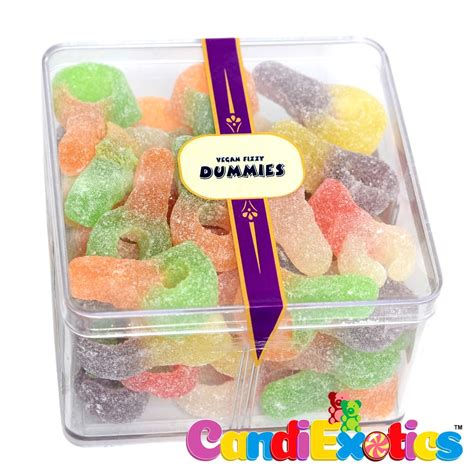 Candiexotics Veg Fizzy Dummies Gummy Candies Assorted Flavors Jelly