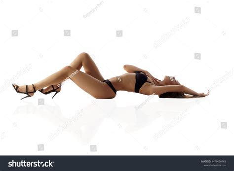 Slim Sexy Perfect Woman Black Lingerie Stock Photo 1476656963 Shutterstock