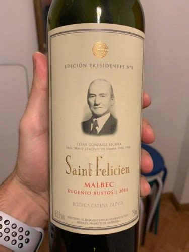 Saint Felicien Eugenio Bustos Malbec Vivino Hong Kong