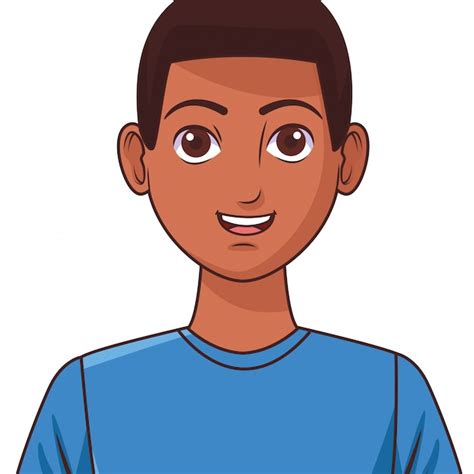 Foto De Perfil De Personaje De Dibujos Animados De Avatar De Hombre