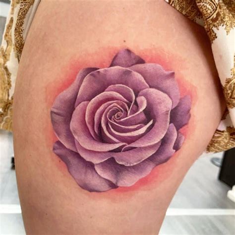 Purple Flower Tattoo Ideas For A Vibrant Touch