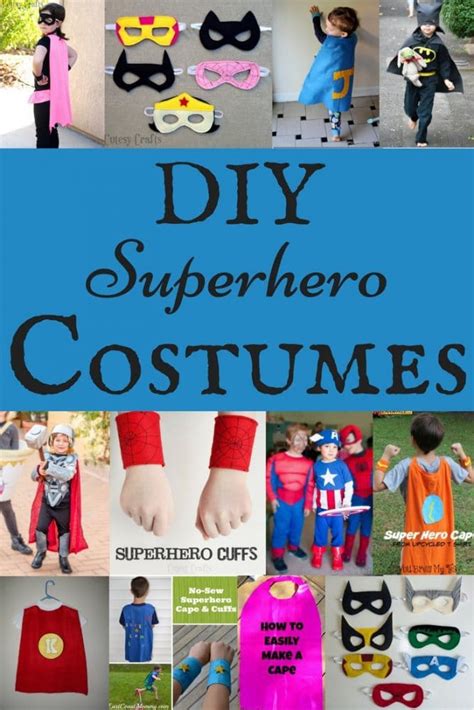 DIY Superhero Costumes Cutesy Crafts