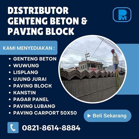 supplier genteng beton terbaik tulungagung tribun jualbeli