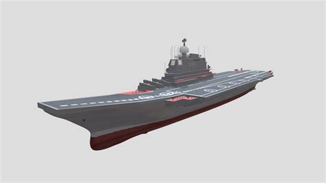 Russian Aircraft Carrier(Project 11434.2) - Download Free 3D model by ...