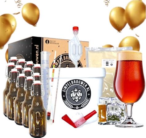 Simpelbrouwen® Cadeaubox Ipa Bier Bierbrouwpakket Zelf Bier