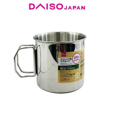 Daiso Stainless Steel Camping Mug Ml Lazada Ph