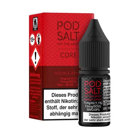 Buy Pod Salt Core Double Apple Nic Salt Liquid 10ml VAPSTORE