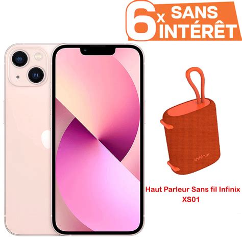 iPhone 13: Smartphone Apple 128Go Rose - SpaceNet Tunisie